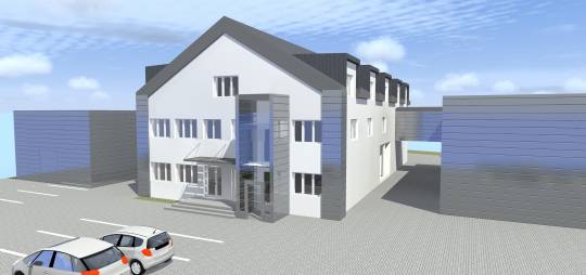Projekt budowlano – wykonawczy dwóch hal magazynowych wraz z łącznikiem zlokalizowanych w Płocku ul. Chopina 5.
